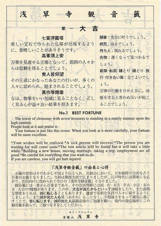 將軍有異聲|淺草寺觀音籤,淺草寺籤線上,淺草寺求籤,淺草籤,米力仙…